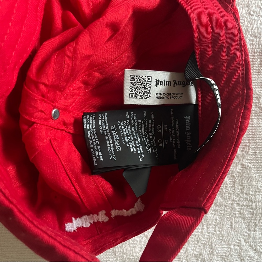 Palm Angels Red Cap - Picture 5 of 5